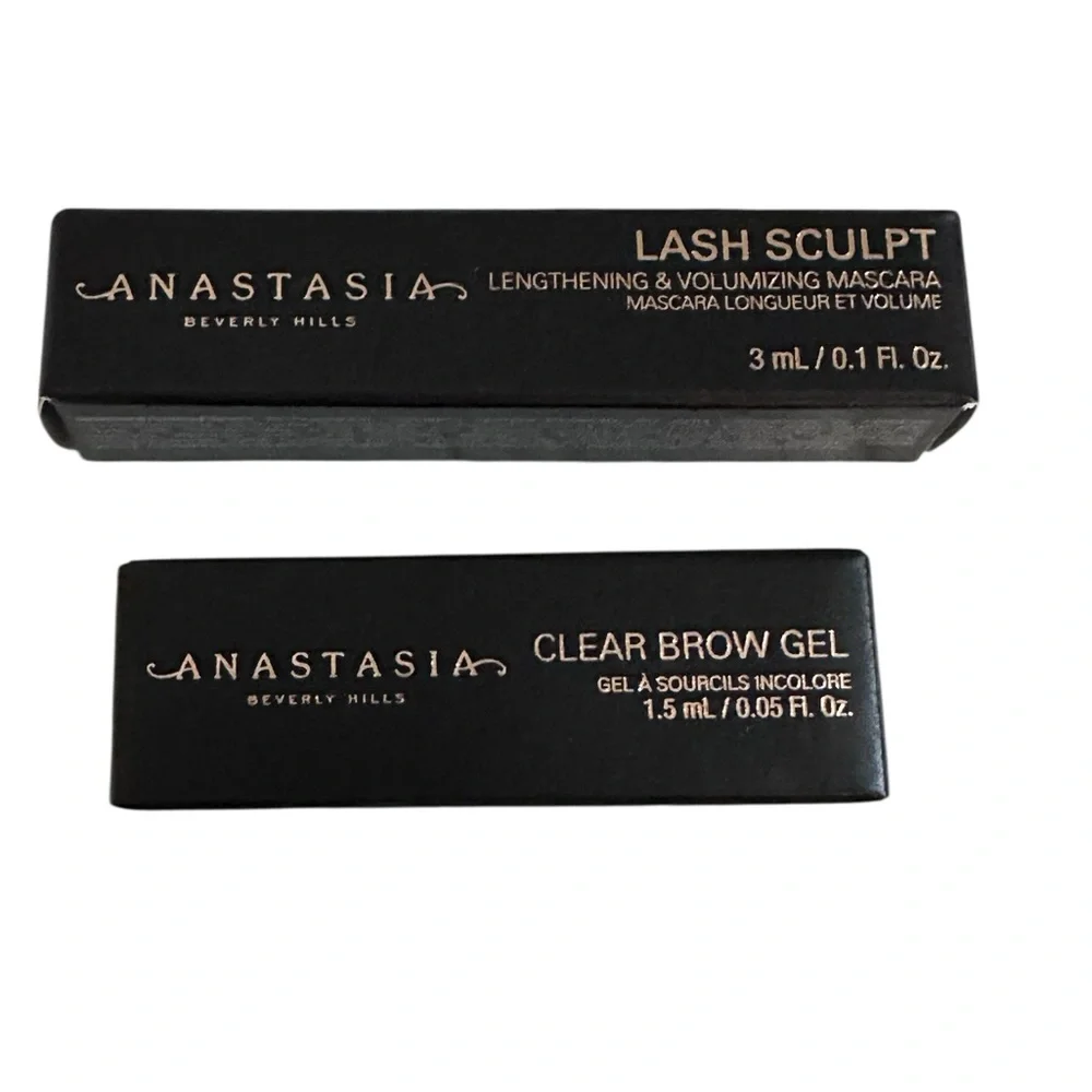 Anastasia Beverly Hills Lash Sculpt‎ Mascara & Clear Brow Gel Bundle NEW